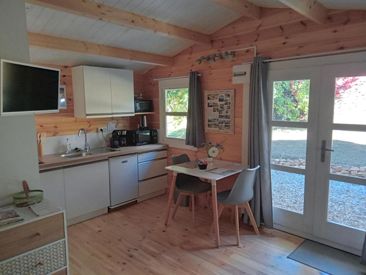Chalet "Le Petit Olivier" Gites Appart 'Hotel L'Echappee Belle D'Aubenas Logement 2 Sur 3 ภายนอก รูปภาพ